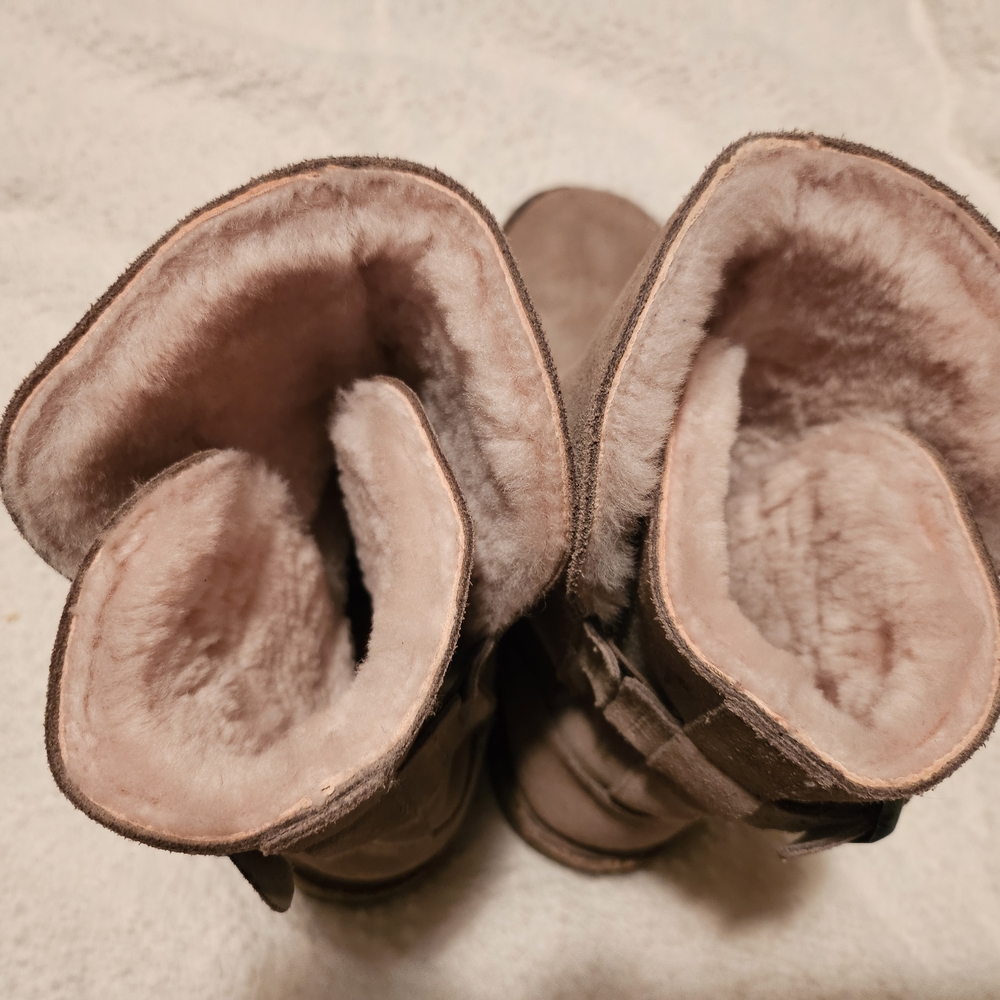 Birkenstock Uppsala Shearling Suede Winter Boots- Taupe - Picture 4 of 9